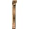 Ekena Millwork Funston Slat Smooth Bracket w/ Offset Brace, Western Red Cedar, 5 1/2"W x 36"D x 40"H BKT0604X36X40FST06SWR - alternate 4